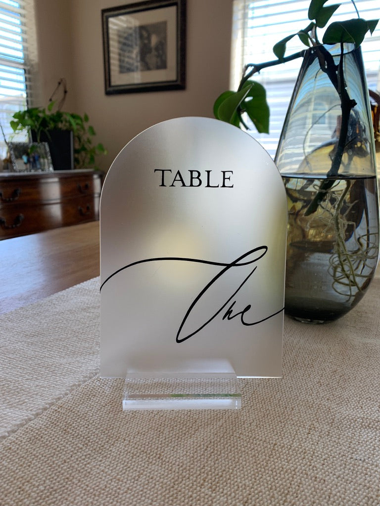 Table Signs