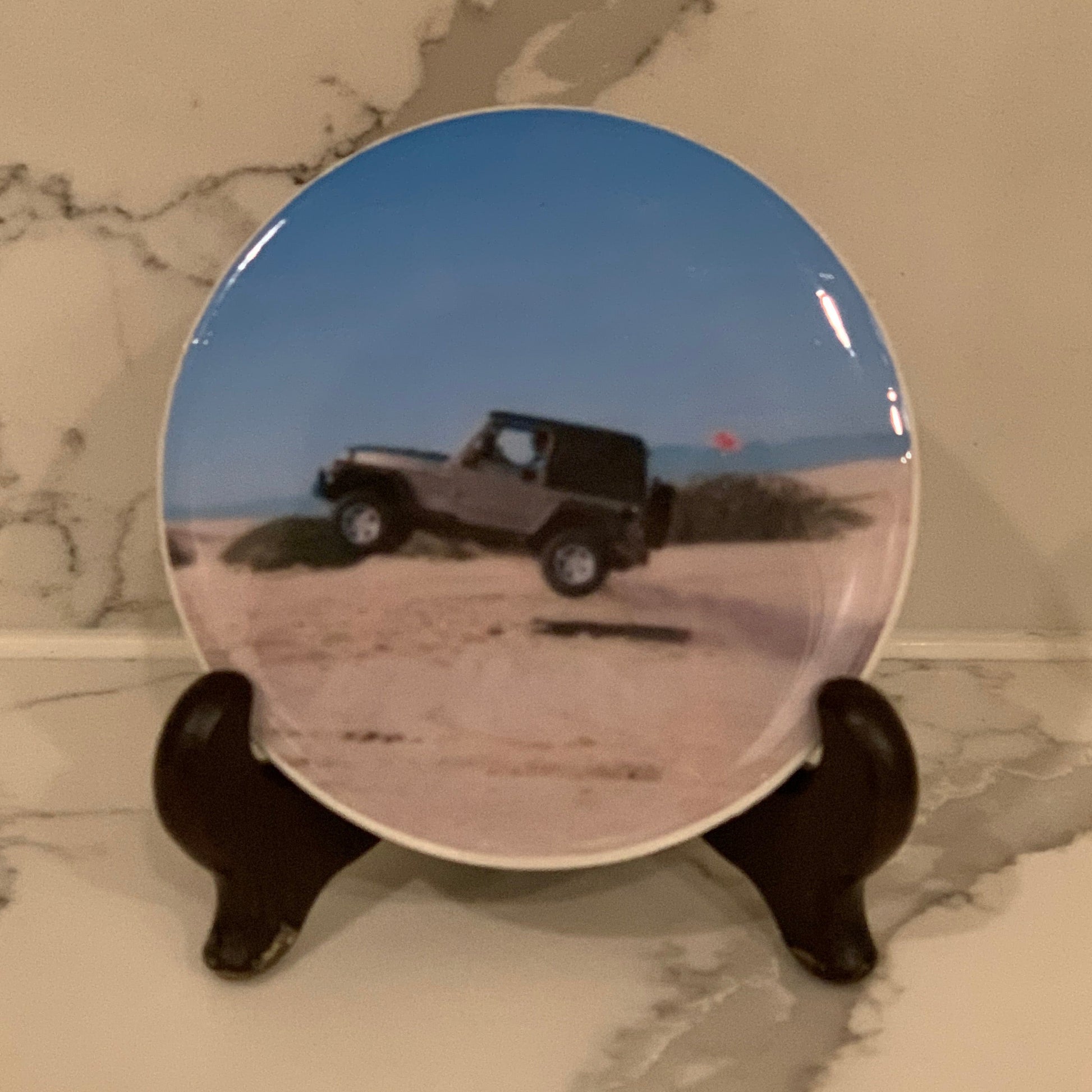 A special moment when friends went off-roading.
