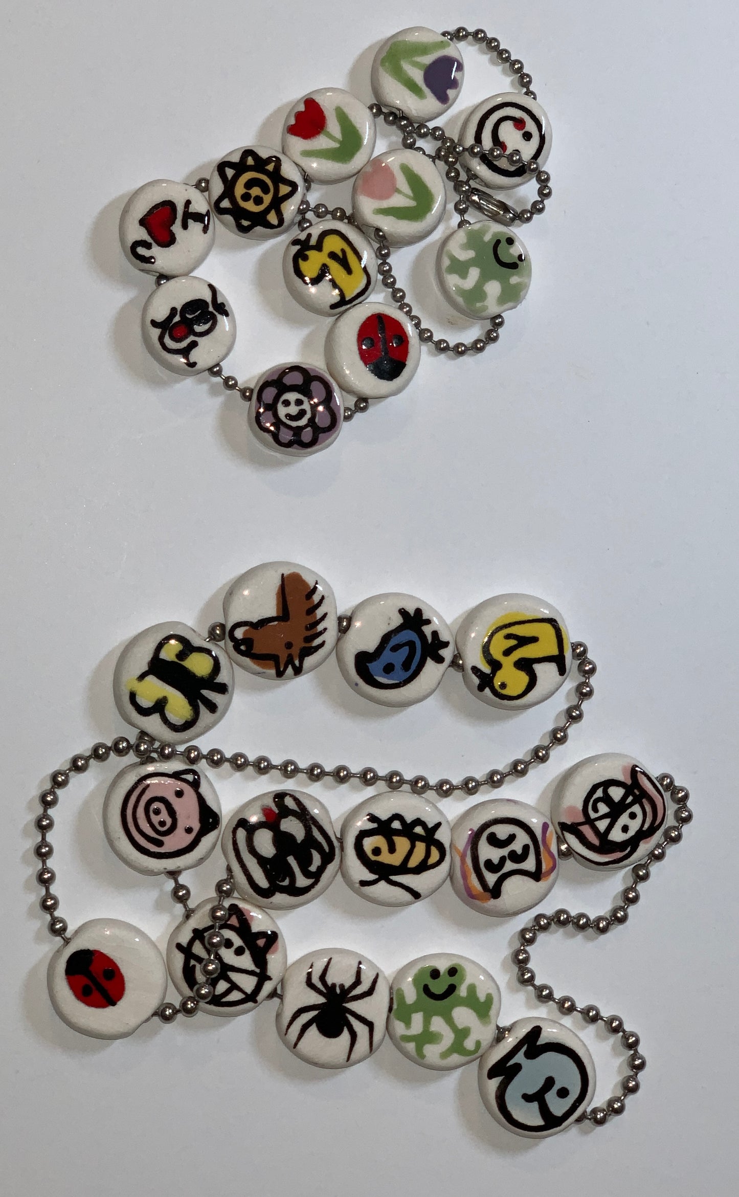 Here are the animals.  In addition, I have some mini beads, shown here.