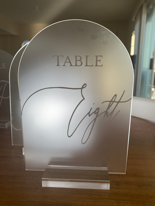 Table Signs